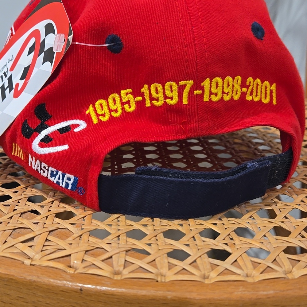 Retro Y2K  Jeff Gordon Winston Cup Series EmbroideredRacing Cap with Flame Visor - Picture 4 of 9